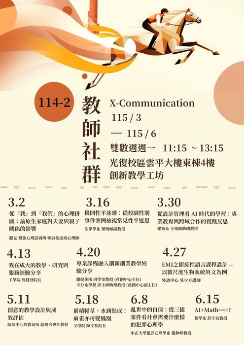 114-2 教師社群系列海報
